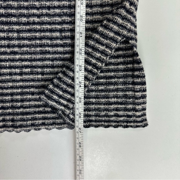 Theory Belira Melange Ribbed Knit Wool Tunic Sweater Petite Womens Sz 0 - Picture 6 of 8